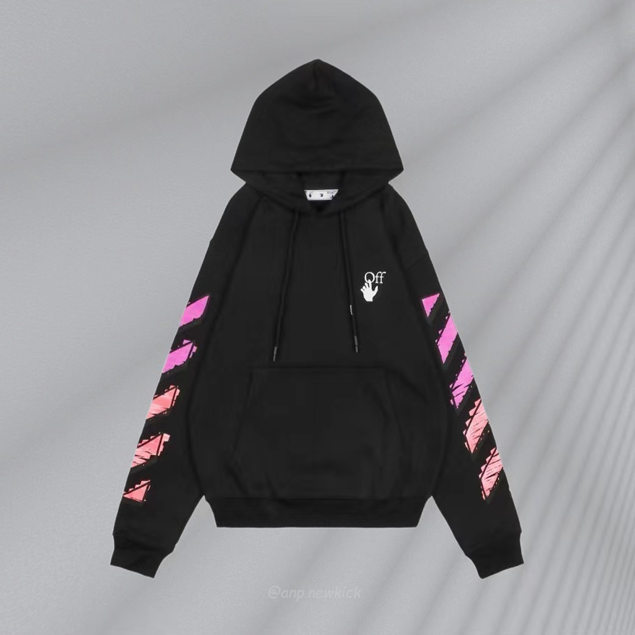 Off White Marker Hoodie Black Fuchsia Red Beige (25) - www.newkick.vip